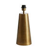 LAMPENFUSS Yelos Bronze Ø16,5/35 cm - Bronzefarben, Metall (16.5/16.5/35cm) - Light & Living