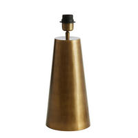LAMPENFUSS Yelos Bronze Ø16,5/35 cm - Bronzefarben, Metall (16.5/16.5/35cm) - Light & Living