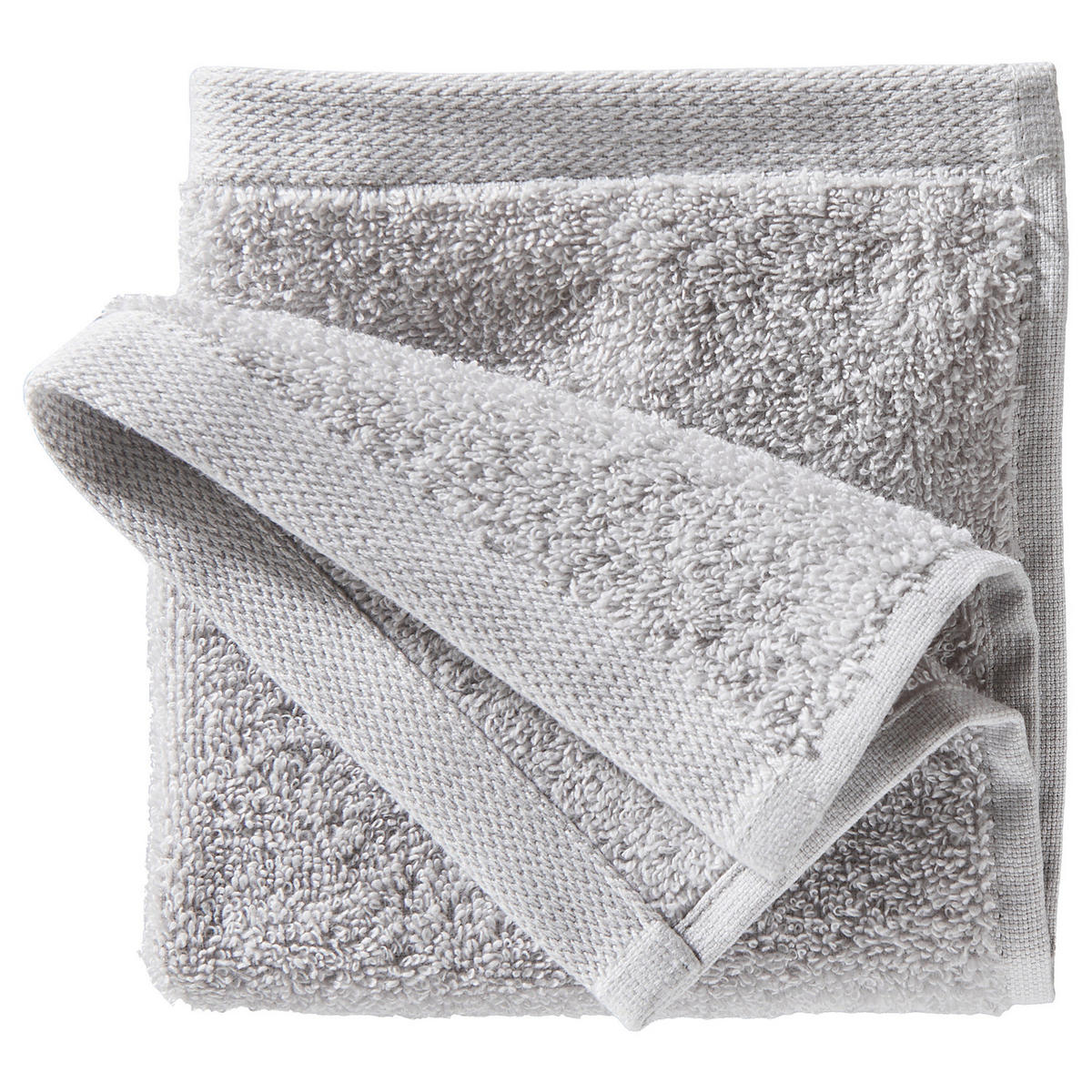 GÄSTEHANDTUCH (6er-Set) Fabulous 30x30 cm - Hellgrau, Textil (30/30cm) - Butlers