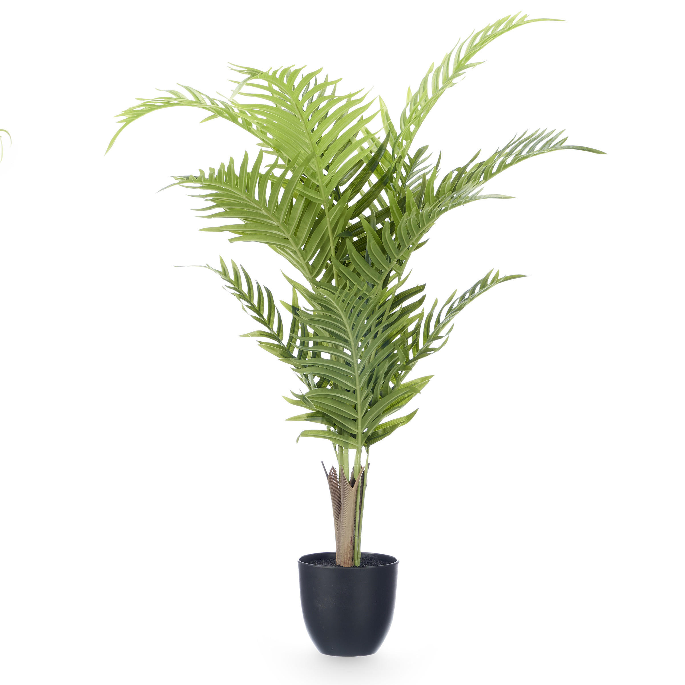 KÜNSTLICHE PALME im Topf 90 cm - Grün, Kunststoff (95cm) - Ibergarden