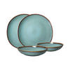TAFEL-SET Lave Glacé 4er Set - Türkis, Keramik (1/1/1cm) - like.Villeroy & Boch
