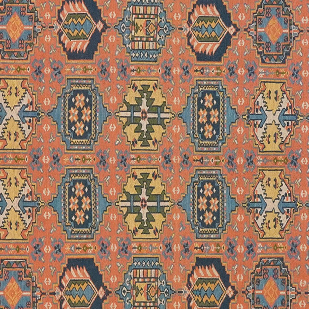 KELIM-TEPPICH handgewebt Sumak Shahsavan Orange 180/145 cm Schurwolle - Orange, Textil (145/180cm) - Looma