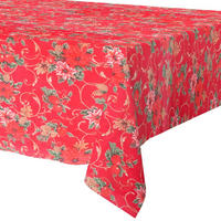 WEIHNACHTSTISCHDECKE Fleckenabweisend 180x130 cm - Rot, Textil (180/130cm) - Excellent Houseware