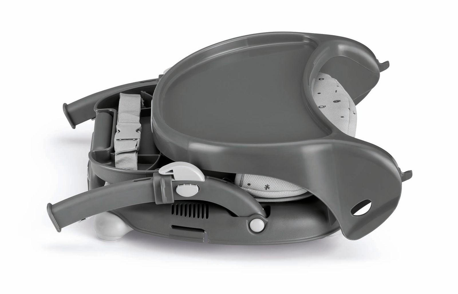 Thumbnail - Cam il Mondo del Bambino S.p.A. Sitzerhöhung, Grau, Textil, 37x13x110 cm, Babymöbel, Hochstühle & Zubehör, Hochstühle