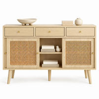SIDEBOARD aus MDF 120x40x78 cm Eiche mit 3 Schubladen und 3 Türen - Eichefarben, Holzwerkstoff (120/78/40cm) - IVMEU