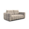 SOFA CLOUDI 2,5-Sitzer, beige - Beige/Schwarz, Holz/Textil (211/89/104cm) - Courtois Laville