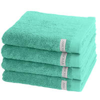 HANDTUCH Sinfonie 4er-Set - Türkis, Textil (50/100cm) - Ross