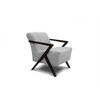 SESSEL LEBRON, hellgrau - Hellgrau, Holzwerkstoff/Textil (65/82/79cm) - Courtois Laville