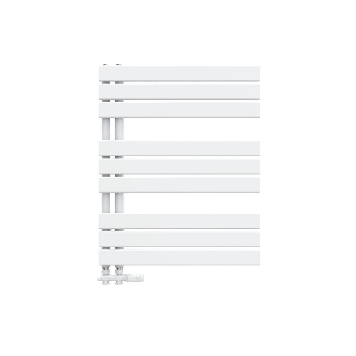 HEIZKÖRPER wasserführend weiß 76,2/60/5,9 cm - Weiß, Metall (60/76/5.9cm) - EMKE