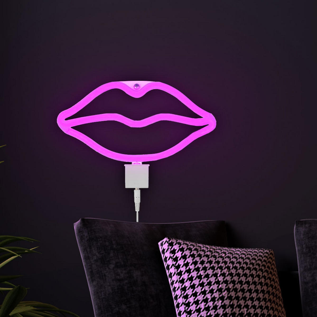 LED TISCHLEUCHTE Kunststoff Weiß - Weiß, Kunststoff (24/9.3/19.5cm) - Wofi