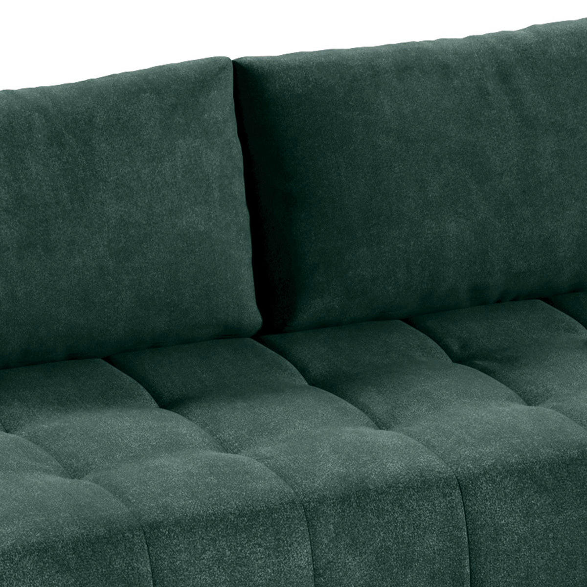 ECKSOFA Jonas 4 Sitzplätze Grün - Grün, Holzwerkstoff (265/185cm) - Petits-meubles