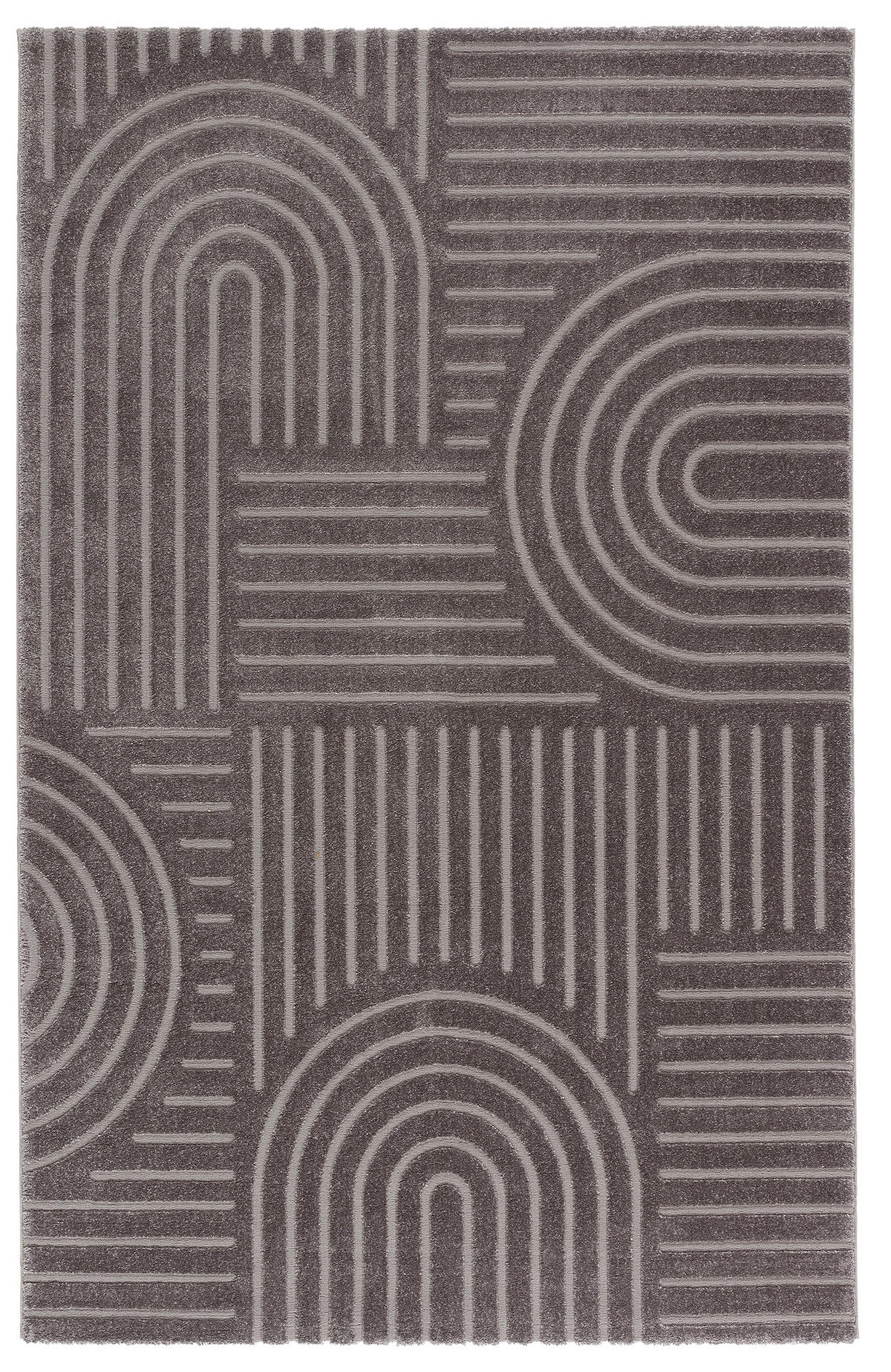 BOHO-TEPPICH Grau 200x290 cm - Grau, Textil (200/290cm) - Tesso Living