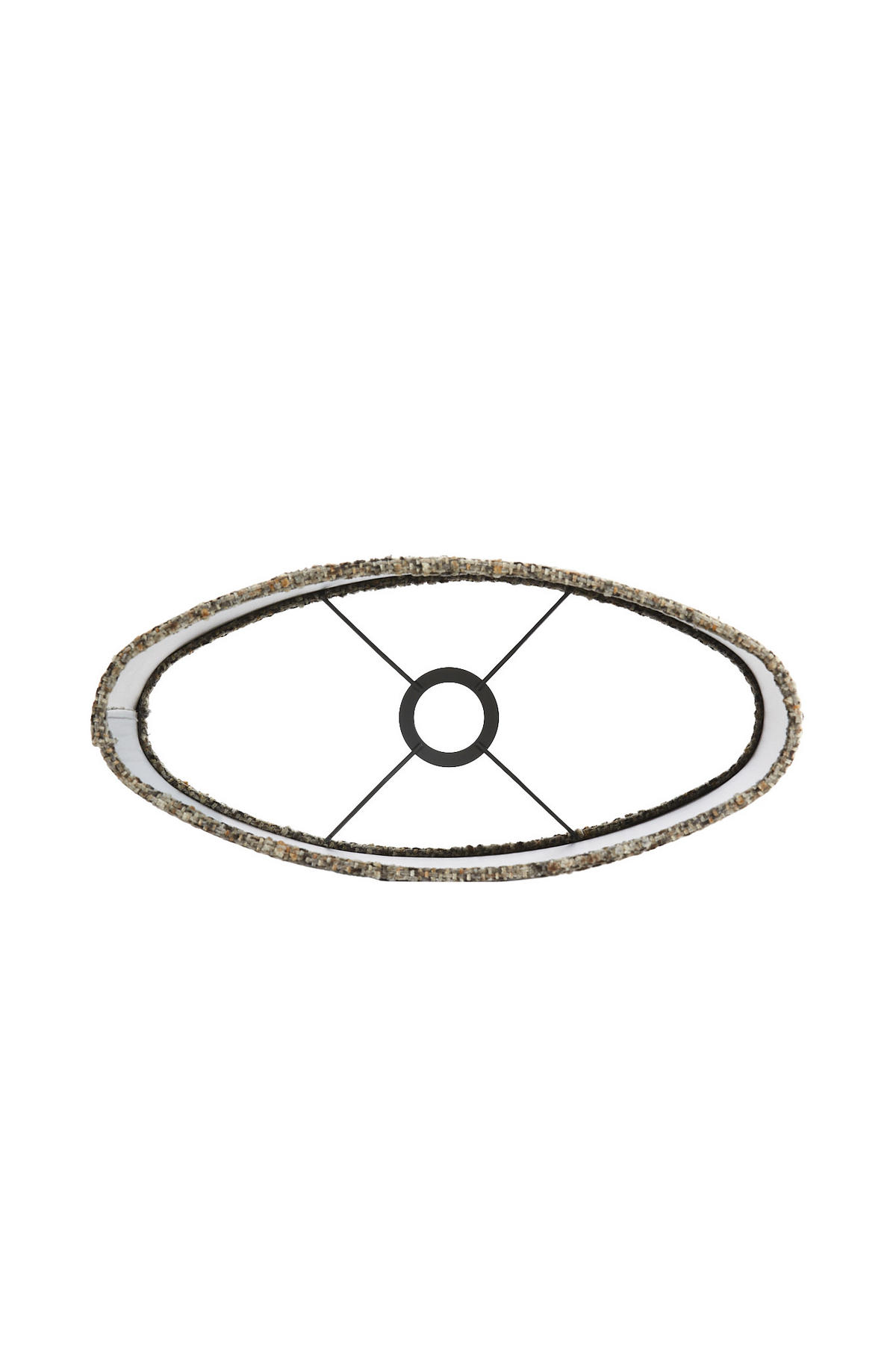 LAMPENSCHIRM Osire Grau 38/17.5/28 cm - Grau, Textil (38/17.5/28cm) - Light & Living