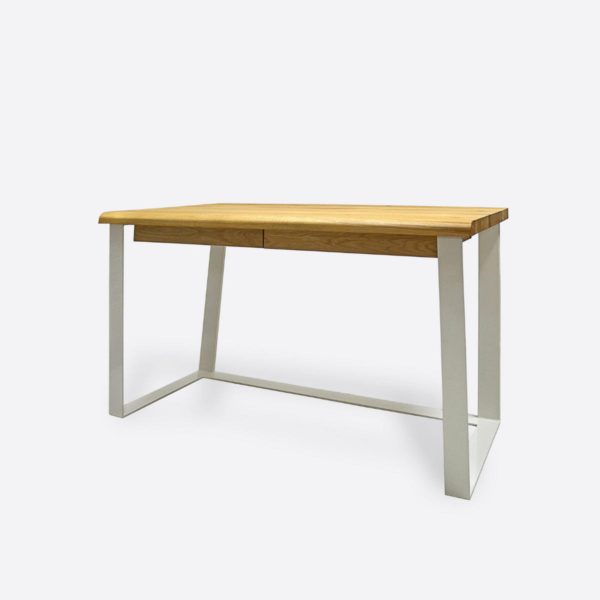 SCHREIBTISCH mit Schubladen aus Eichenholz fürs Arbeitszimmer MERGE - Eichefarben, Holz (70/140/75cm) - Rawood Furniture
