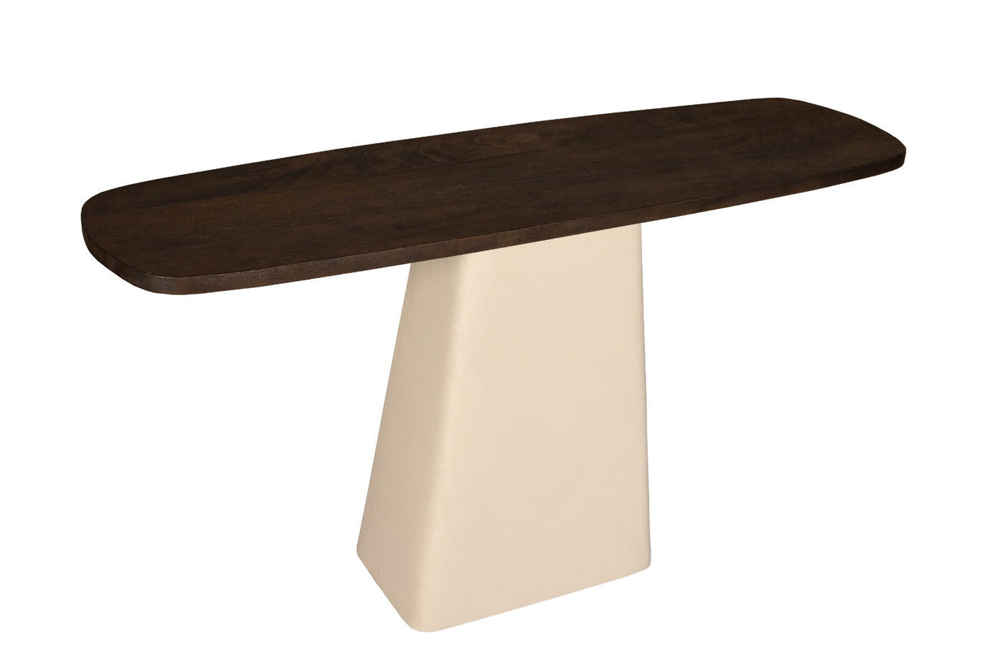 ESSTISCH rechteckig aus Metall 140x40x76cm, créme - Creme, Holz (40/140/36cm) - Livingfurn