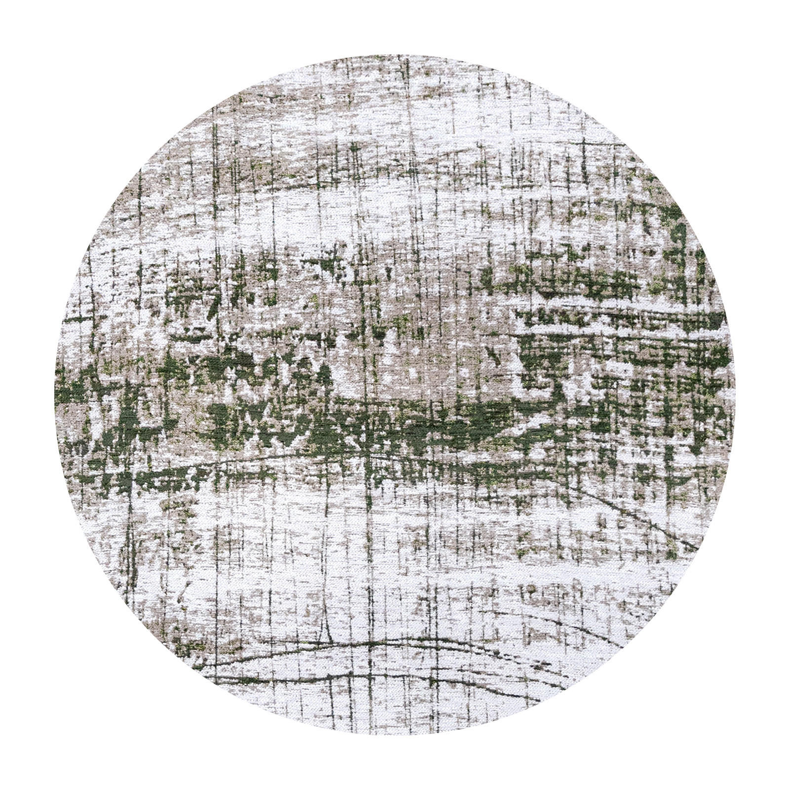 TEPPICH Central Green Griff 240/240 cm - Grün, Textil (240/240cm) - Louis De Poortere