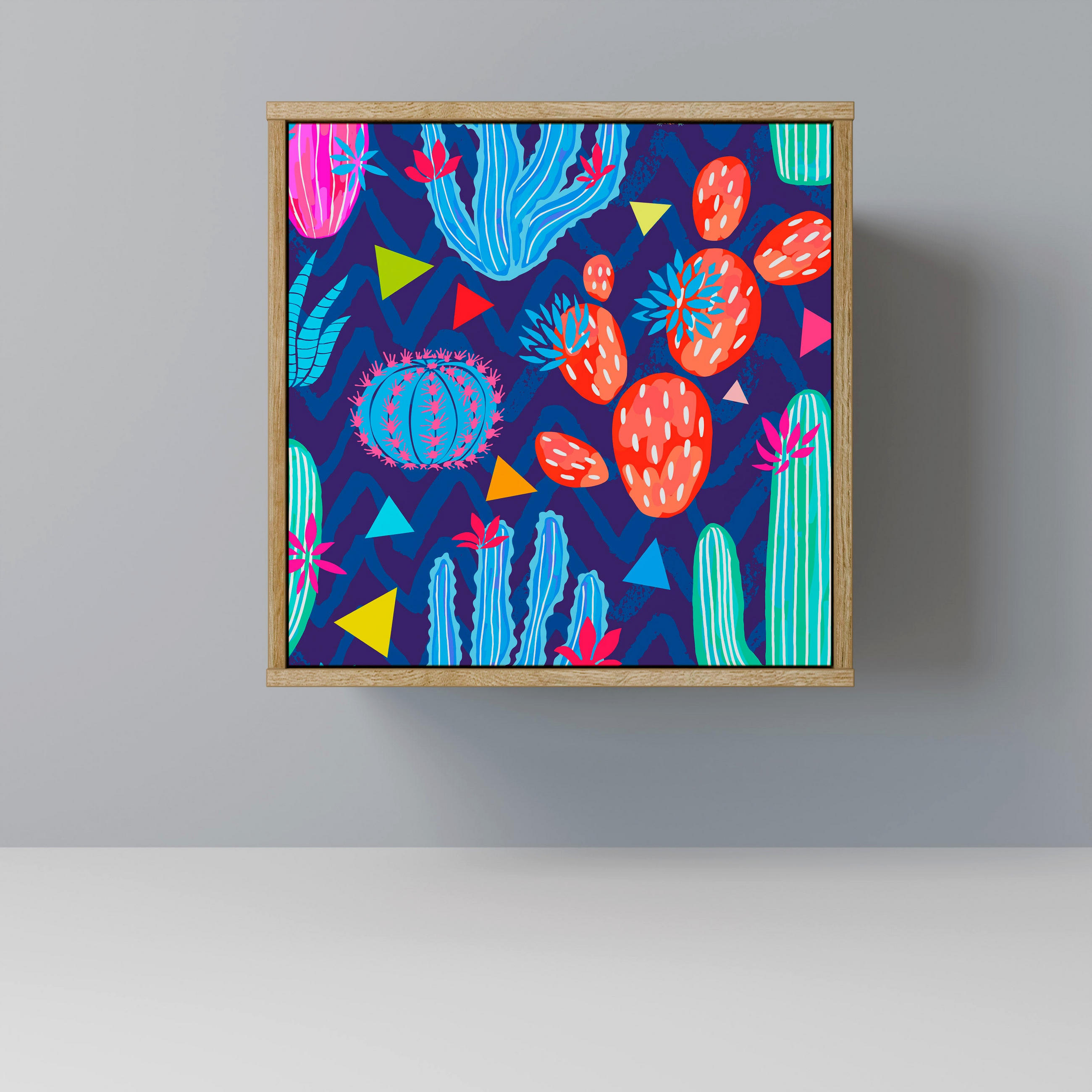 SpaceRebels Sideboard Eiche 57.5x57.5x42 cm