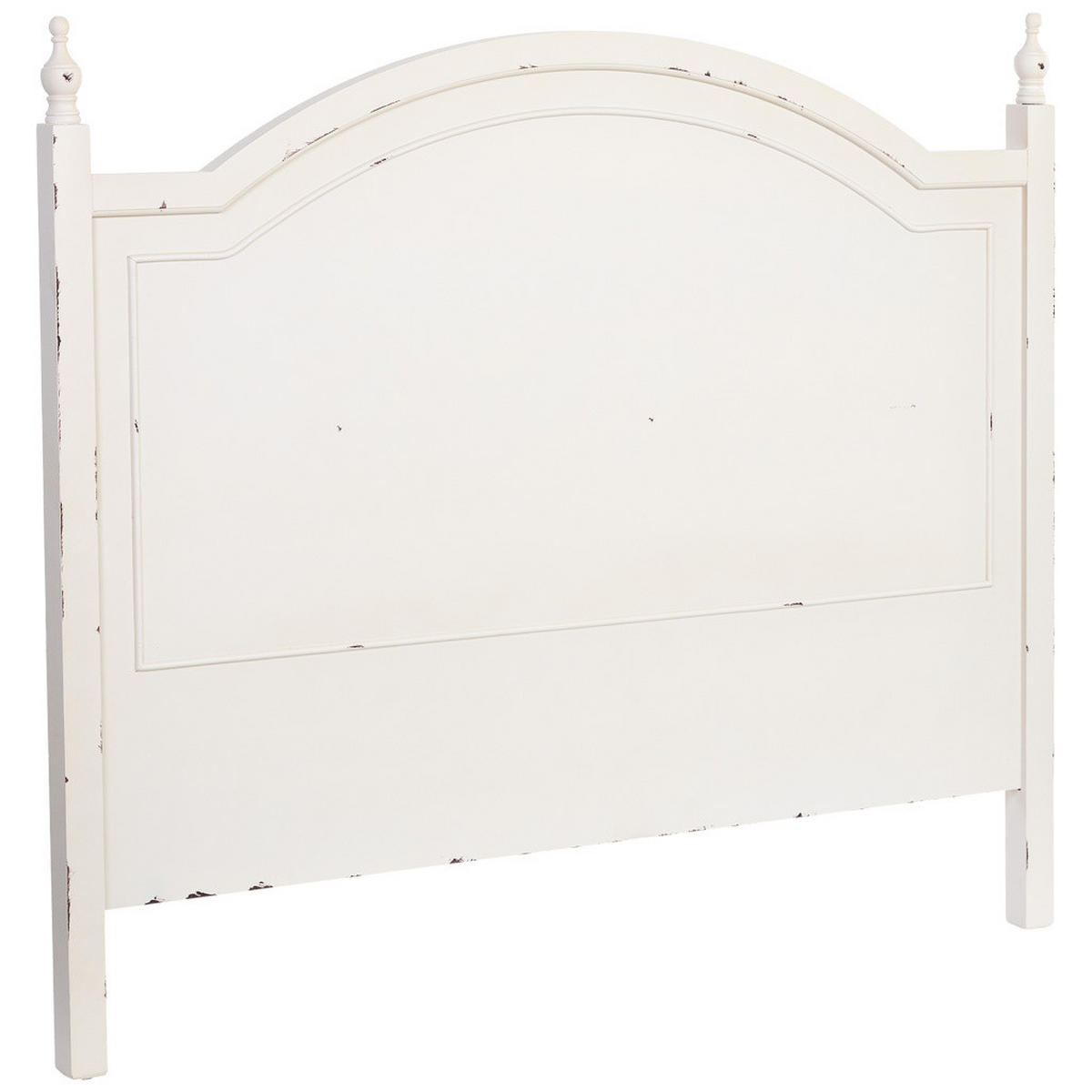 KOPFTEIL aus Holz, weiß, 150x5x130cm - Weiß, Holz (150/130/5cm) - Wanderlust