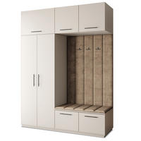 GARDEROBENSCHRANK REMA 180/240/60 cm Modern Garderobe-Set Kaschmir - Kaschmir/Beige, Holzwerkstoff (180/240/60cm) - MASSENO