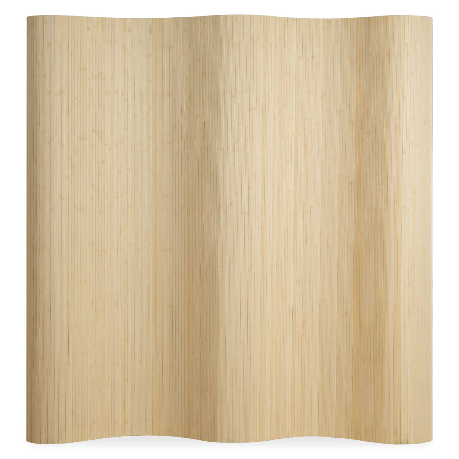 PARAVENT 250/200 cm Braun Raumteiler Bambus - Naturfarben, Naturmaterialien (250/200/1cm) - Homestyle4u