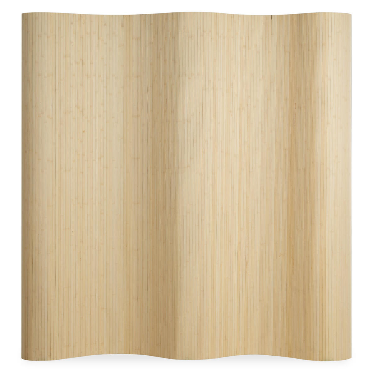 PARAVENT 250/200 cm Braun Raumteiler Bambus - Naturfarben, Naturmaterialien (250/200/1cm) - Homestyle4u
