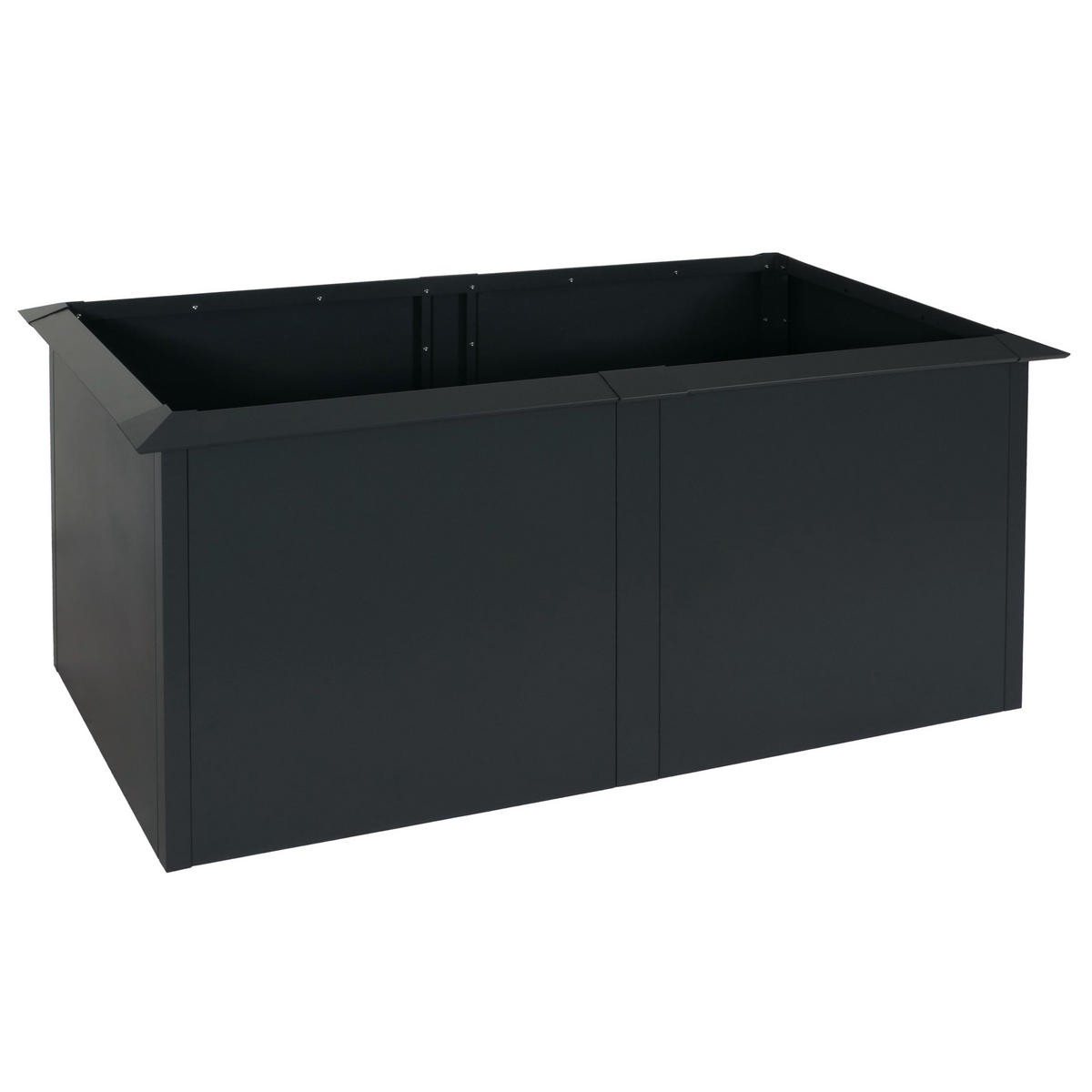HOCHBEET Schneckenkante 78x170x90cm Anthrazit - Anthrazit, Metall (170/78/90cm) - PROREGAL