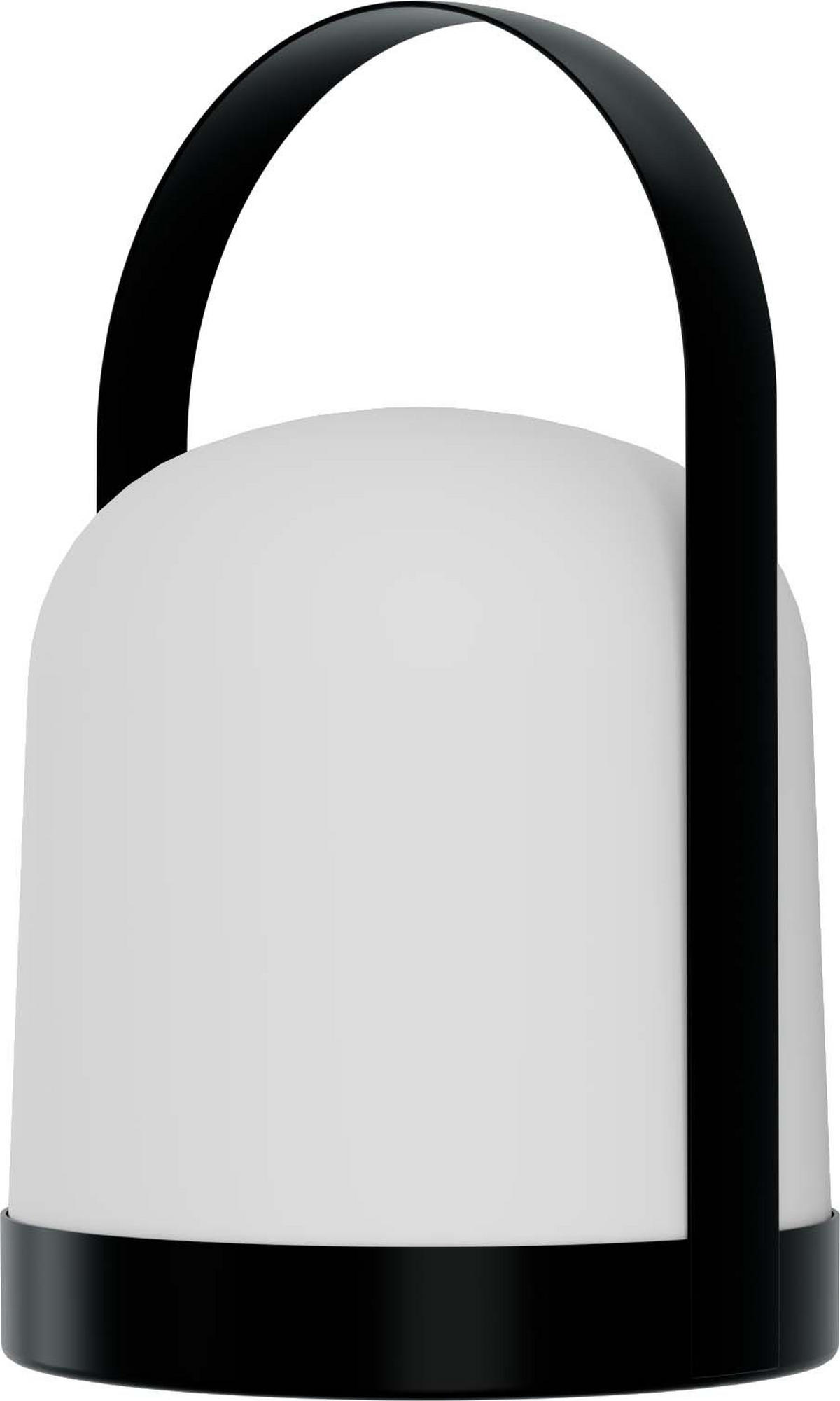 LED-BATTERIE-LATERNE - IP44 Spritzwassergeschützt für Innen und Außen in 3 Farben - Schwarz, Kunststoff (13.3/13.3/21.3cm) - Northpoint