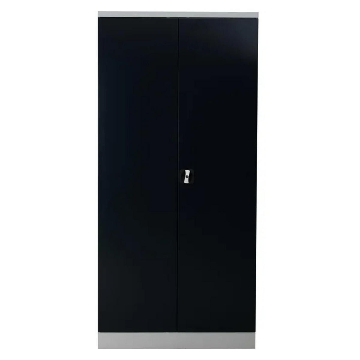 STAHLSCHRANK Bee mit 7 lackierten Fachböden 195x92x60 cm Korpusfarbe Lichtgrau Frontfarbe Anthrazit - Anthrazit, Metall (92/195/60cm)