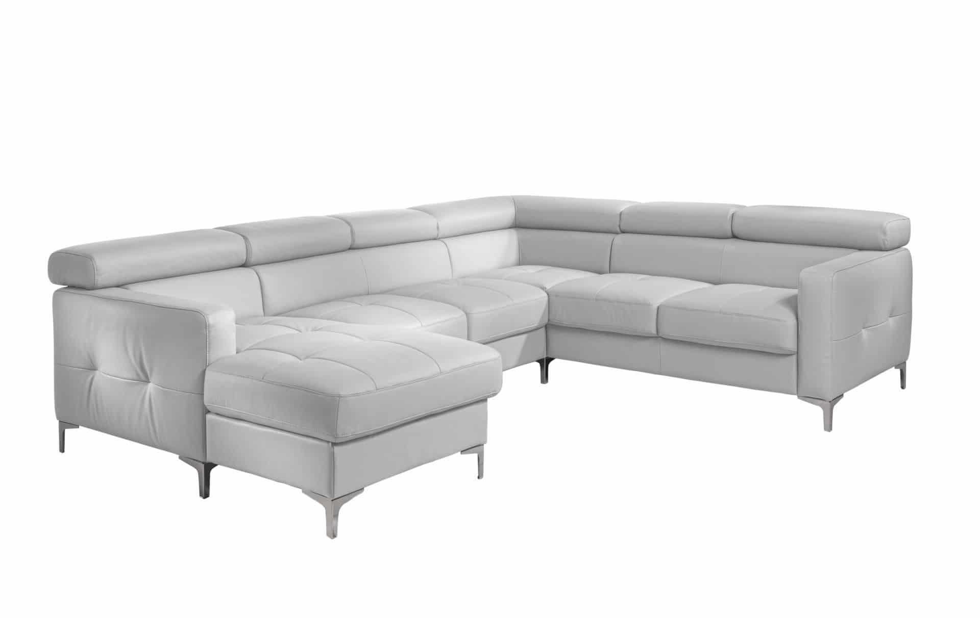 Cotta Wohnlandschaft Weiß 240x74x304 cm