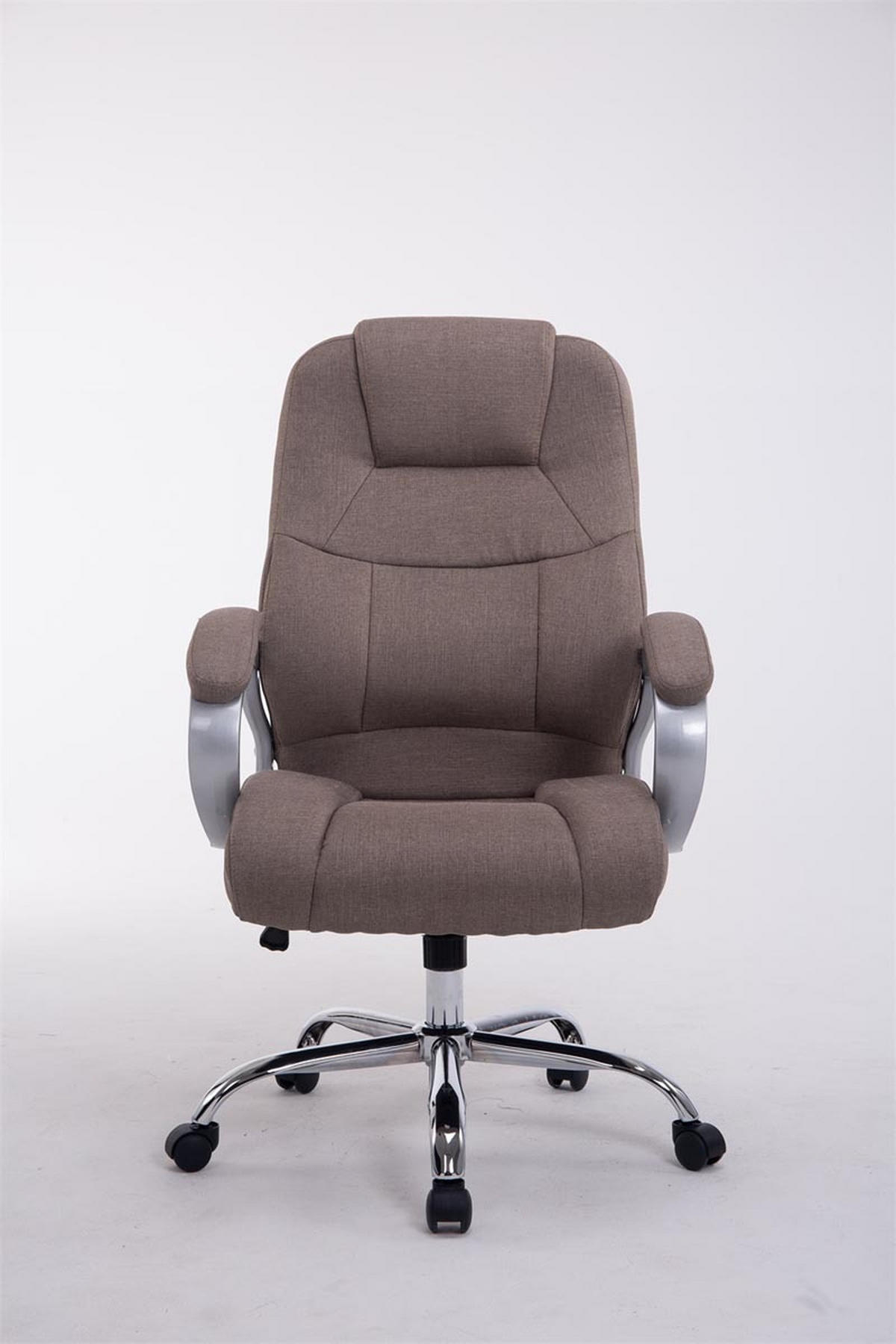 BÜROSTUHL Apodo, Stoff Taupe - Taupe, Textil/Metall (66/122/70cm) - TPFLiving