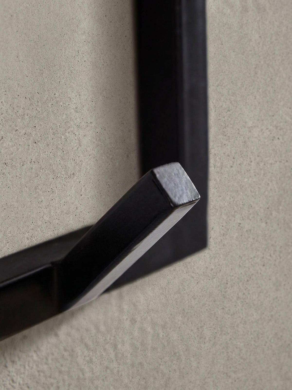 WANDGARDEROBE Akazie Massivholz Metall Modern 70x27x30 cm mit Hakenleiste und Ablage - Beige, Holz/Metall (70/27/30cm) - KADIMA DESIGN