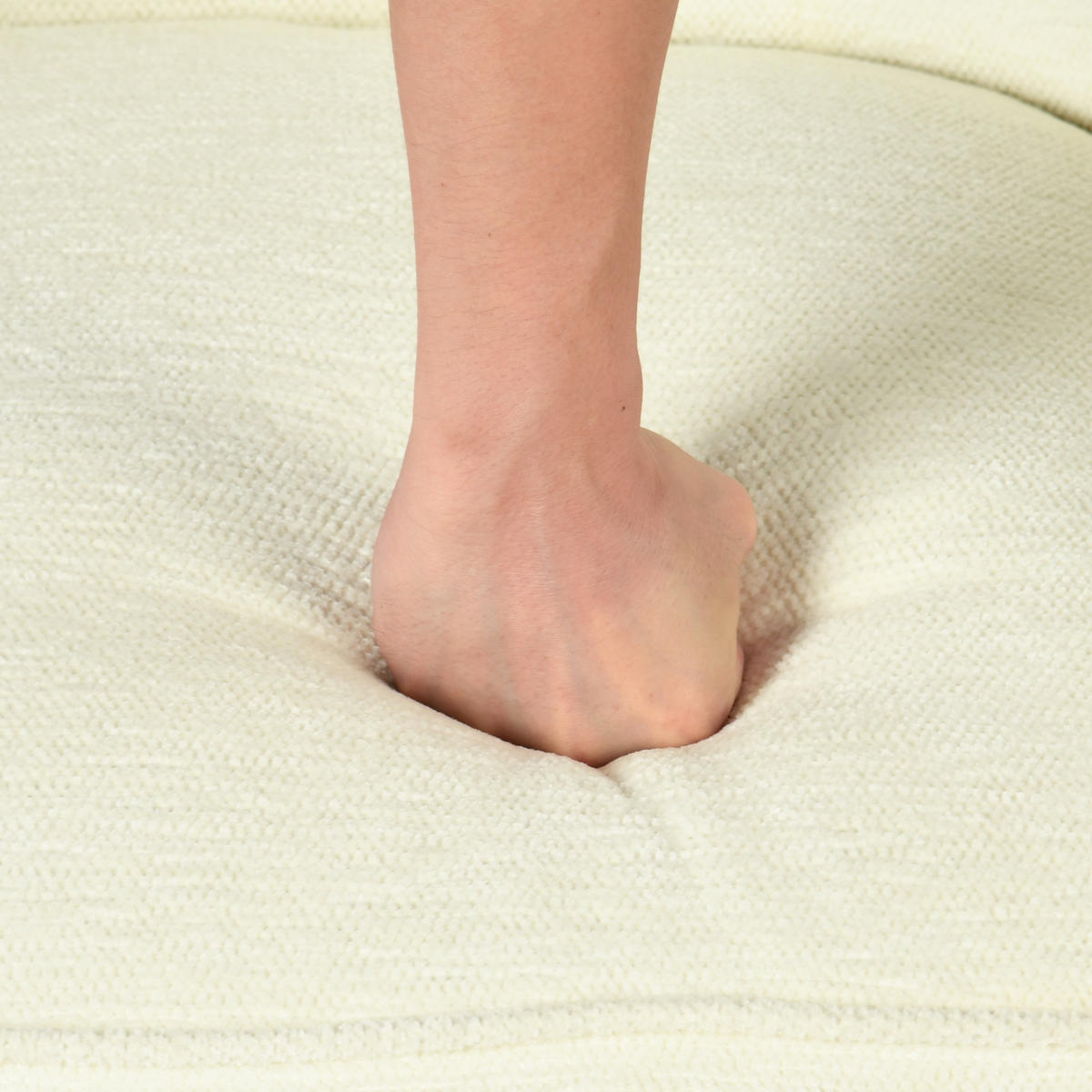 SESSEL in Webstoff, Beige - Beige, Textil/Metall (64/81.5/65.5cm) - Meubles Cosy