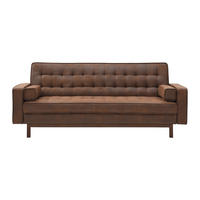 SCHLAFSOFA - 3 Personen - Stoff, Stoff - Braun - - Braun, Textil (230/94/94cm) - Vente-Unique