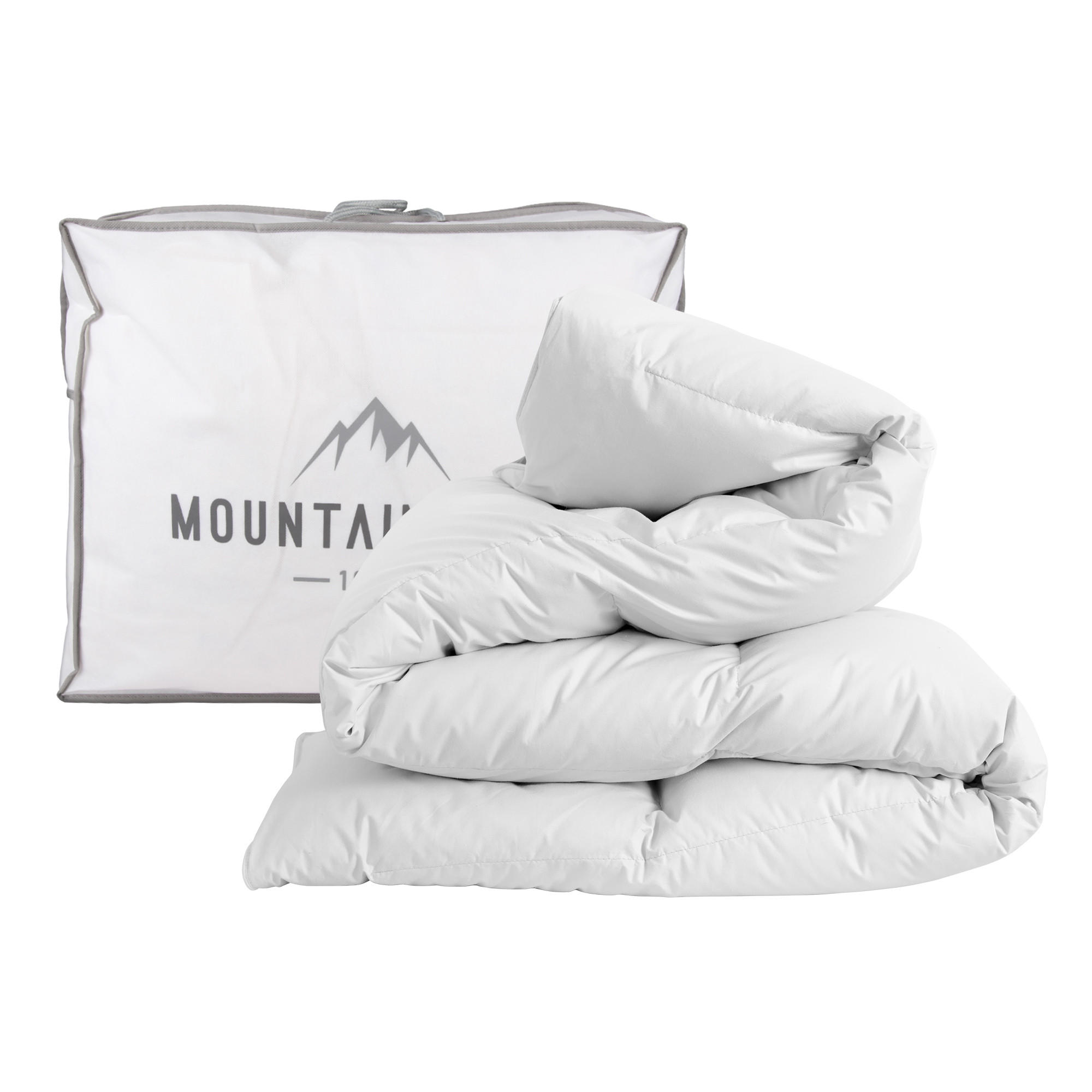 KASSETTENBETT Feder/Daunen Mountain Peak 135x200xm - Weiß, Naturmaterialien (135/200cm) - Bestlivings