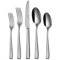 BESTECKSET Durban - 18/10 Edelstahl - 90-teilig / 9 Personen - Silberfarben, Metall - Sola