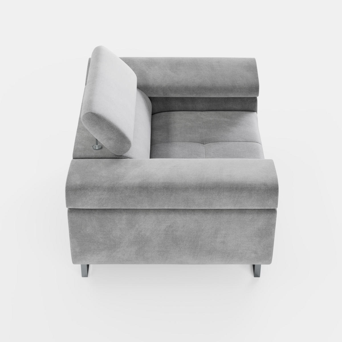 SESSEL VEMO SOLO, in Beige, Velours-Stoff - Beige, Textil (135/88/100cm) - Barchello