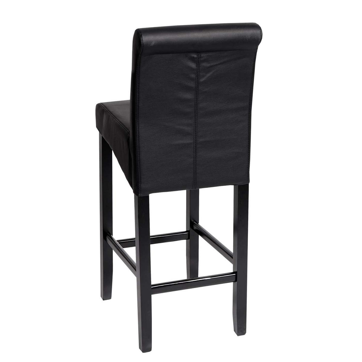BARHOCKER Schwarz 2er-Set - Schwarz, Textil (39/105/53cm) - MCW