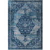 VINTAGE-TEPPICH Demelza Marineblau - Dunkelblau, Textil (120/170cm) - Kukoon Rugs