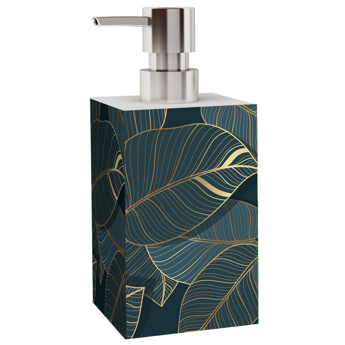 SEIFENSPENDER Monstera - Grün, Kunststoff (7/12/7cm) - Sanilo