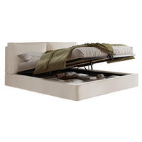 POLSTERBETT 180/200 cm Beige mit Hydraulik und Stauraum ohne Matratze - Beige, Textil (180/200cm) - MIVRAY