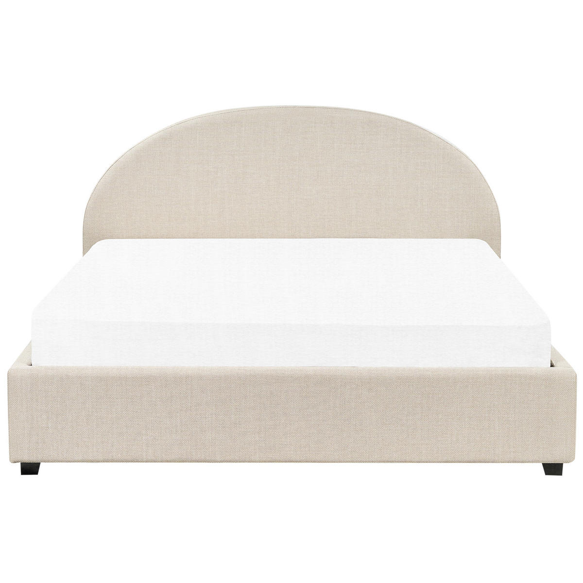 POLSTERBETT Beige 180x200 cm Vaucluse - Beige, Textil (180/200cm) - Beliani