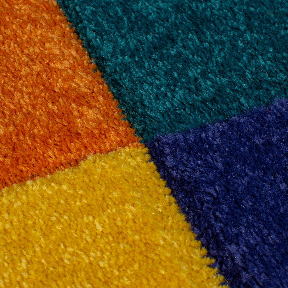 TEPPICH Bunt-Retro-Geometrisch, langlebig QUAGGY, Multi 200x290 cm - Multicolor, Textil (200/290cm) - KADIMA DESIGN
