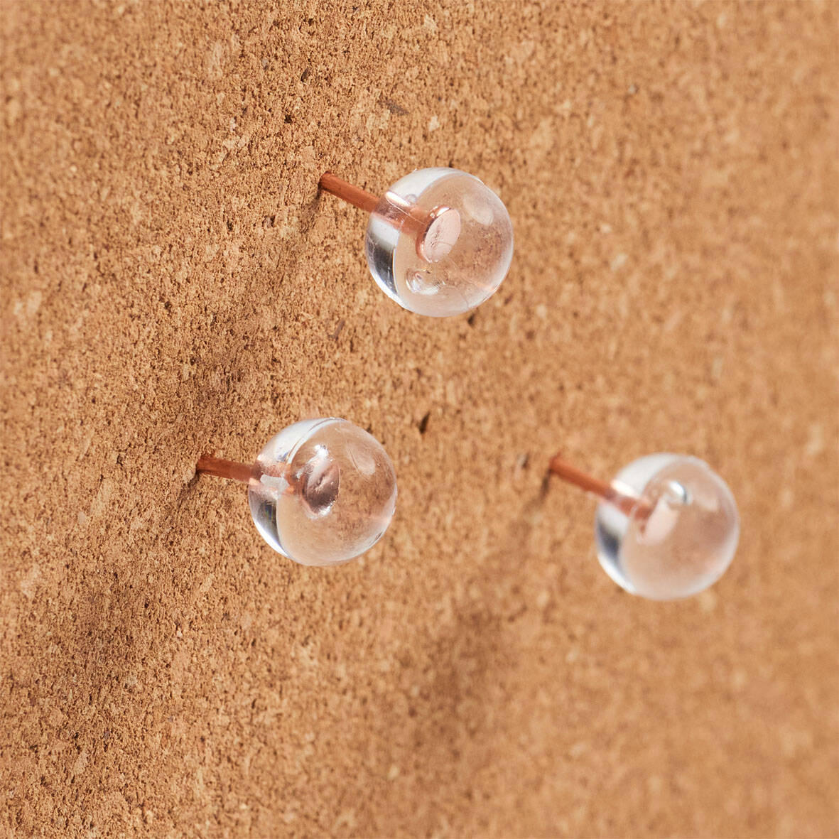 STECKNADELN 25 Stk. - Transparent, Kunststoff (0.94/0.94cm)