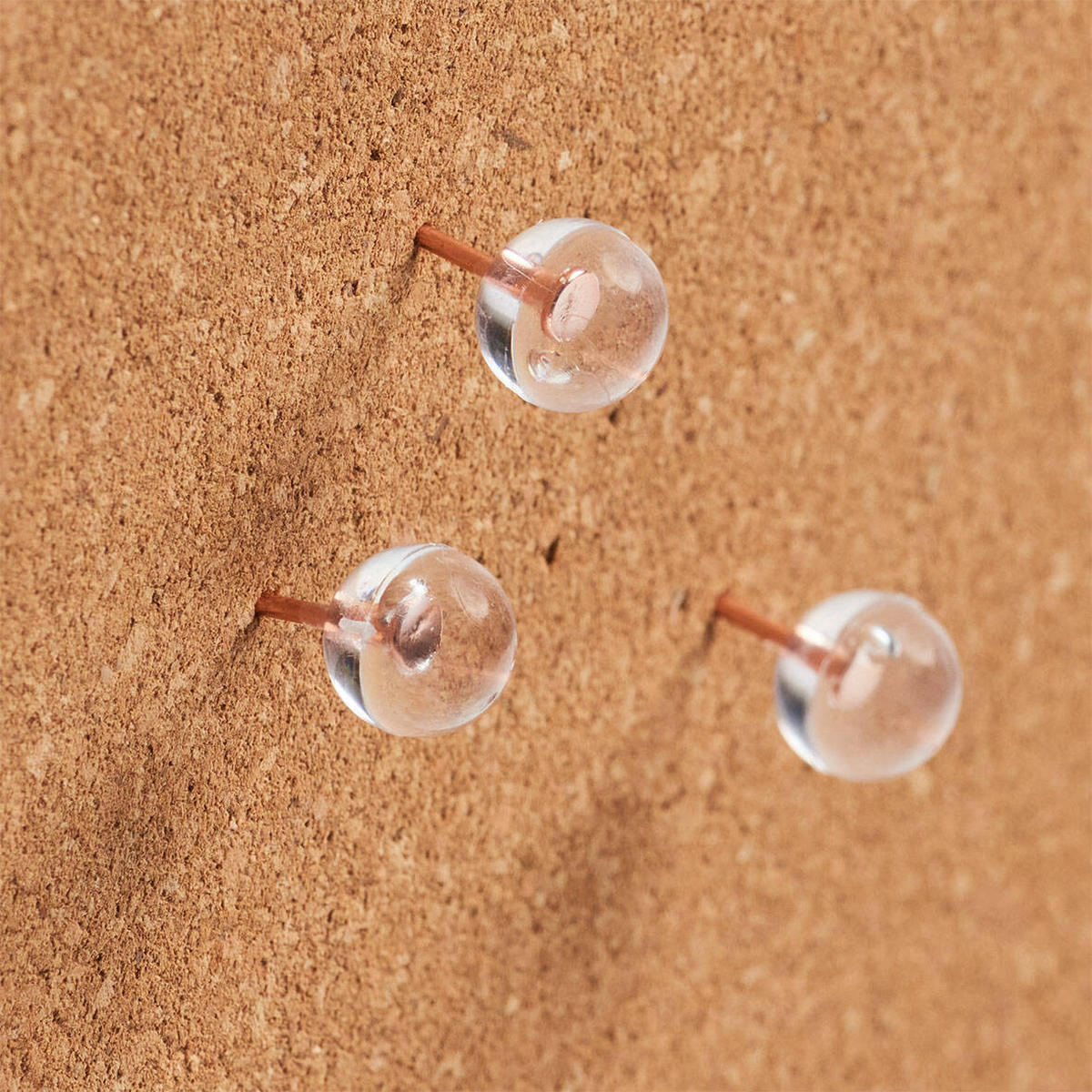 STECKNADELN 25 Stk. - Transparent, Kunststoff (0.94/0.94cm)
