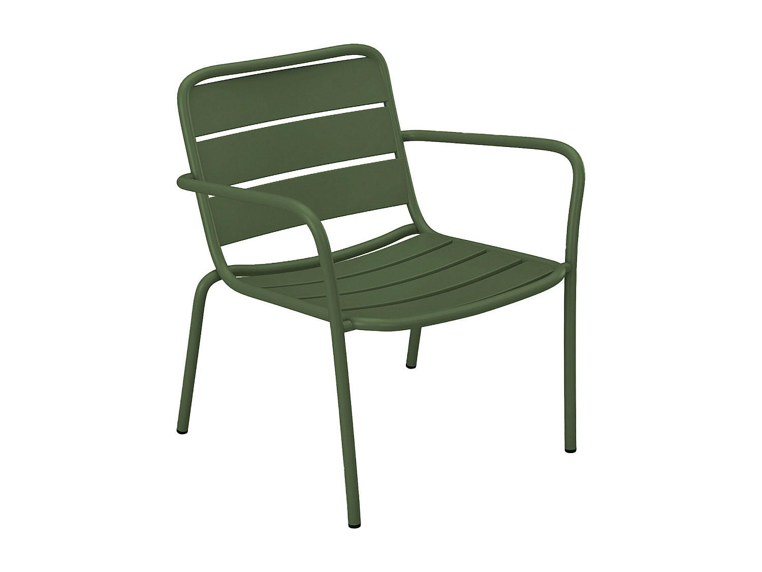 GARTENSESSEL - 1 Person - metall - khaki Mirmande - Schlammfarben, Metall (60/71.5/67.5cm) - Vente-Unique