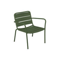 GARTENSESSEL - 1 Person - metall - khaki Mirmande - Schlammfarben, Metall (60/71.5/67.5cm) - Vente-Unique