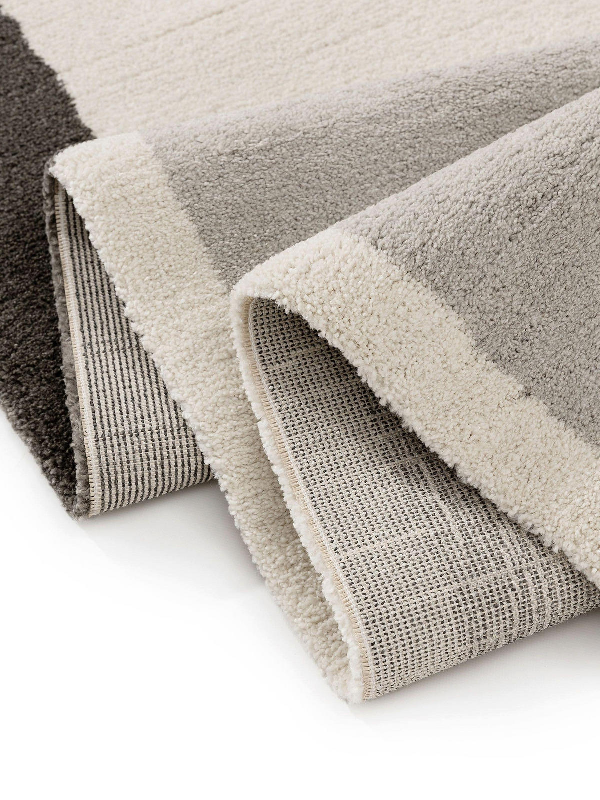 TEPPICH Tacoma Cream/Grau 120x170 cm - Creme, Textil (120/170cm) - benuta Nest