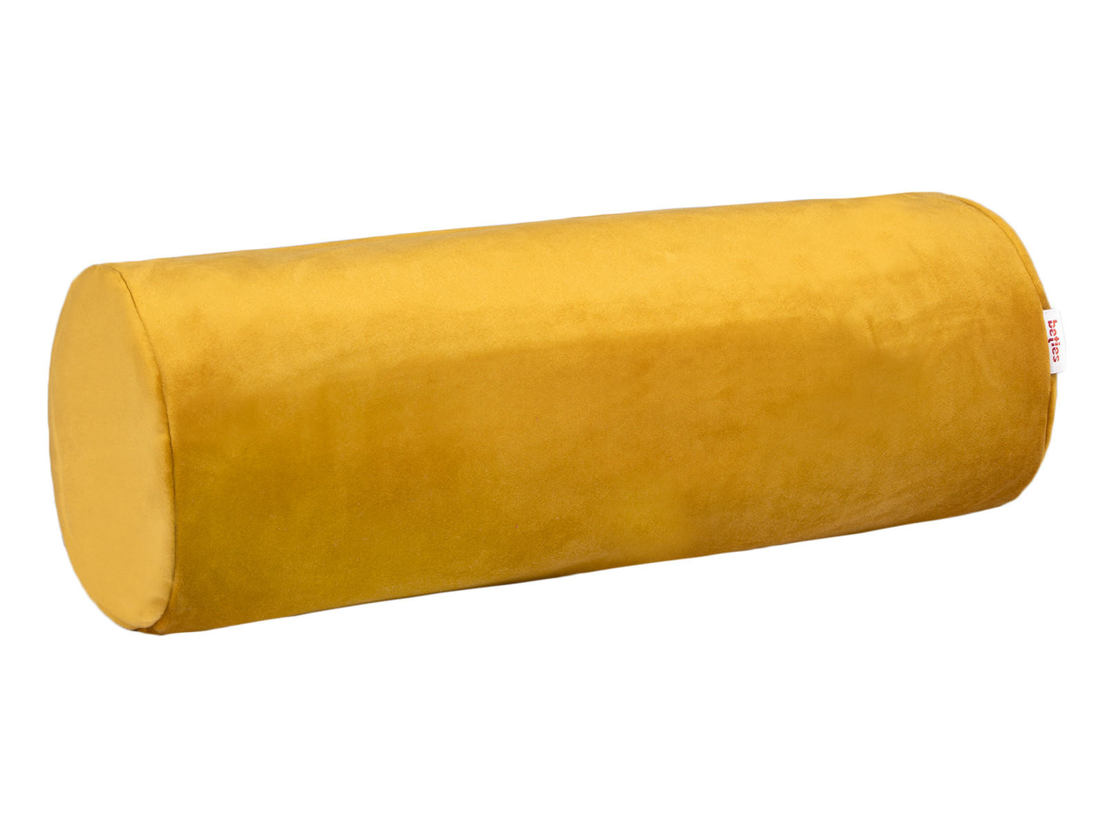 NACKENROLLENHÜLLE Samt&Sonders curry-senf 40/15 cm - Currygelb, Textil (15/40cm) - beties Heimtextil