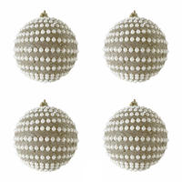 WEIHNACHTSKUGELN SET, 4 pieces Goldfarben 10/10/10 cm - Goldfarben, Kunststoff (10/10/10cm) - Mobili Rebecca