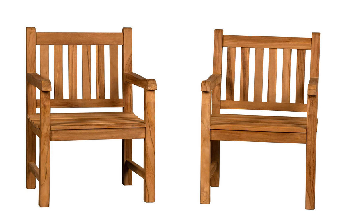 GARTENBANK Feierabend - Naturfarben, Holz (160/94/57cm) - Mr. Deko